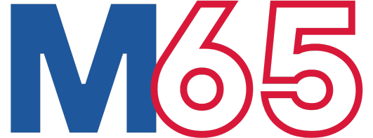 M65 logo short final